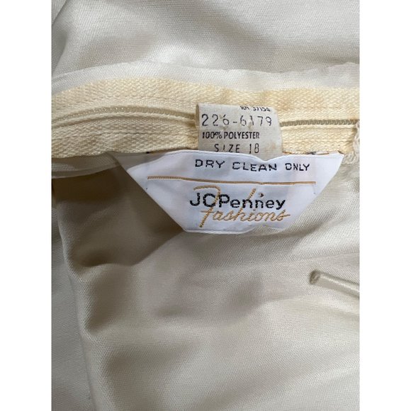 Vintage JC Penney Fashions Maxi Dress Long Pleats - Picture 5 of 5